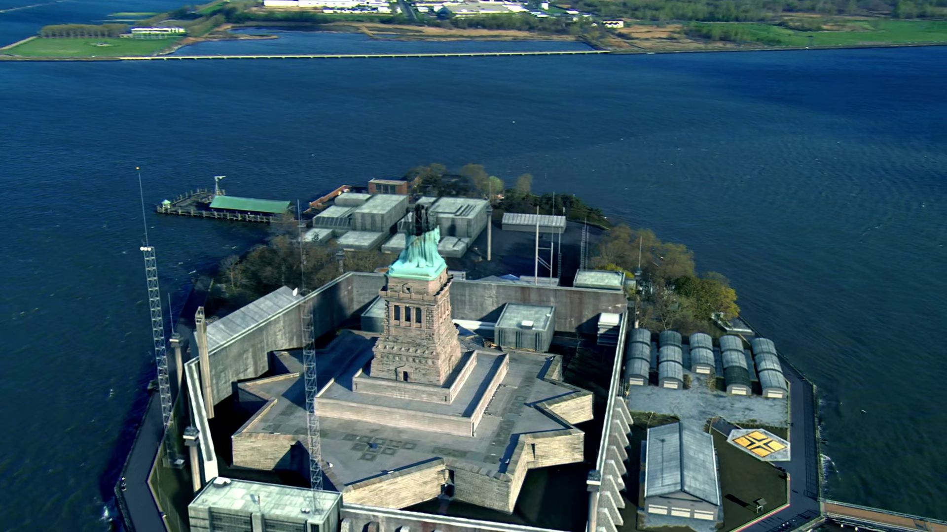 Difference: Liberty Island